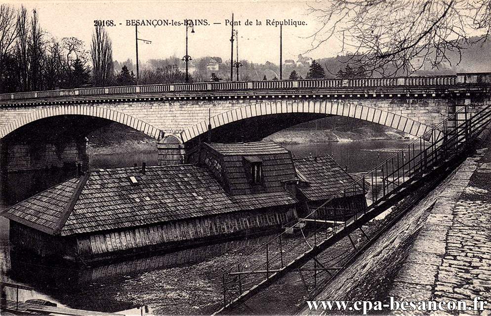 20168. - BESANÇON-les-BAINS. - Pont de la République.